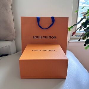Louis Vuitton Handbag Box and Shopping Bag